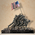 United States Marine Corp Memorial Tabletop Figurine Replica: Memories Of Honor